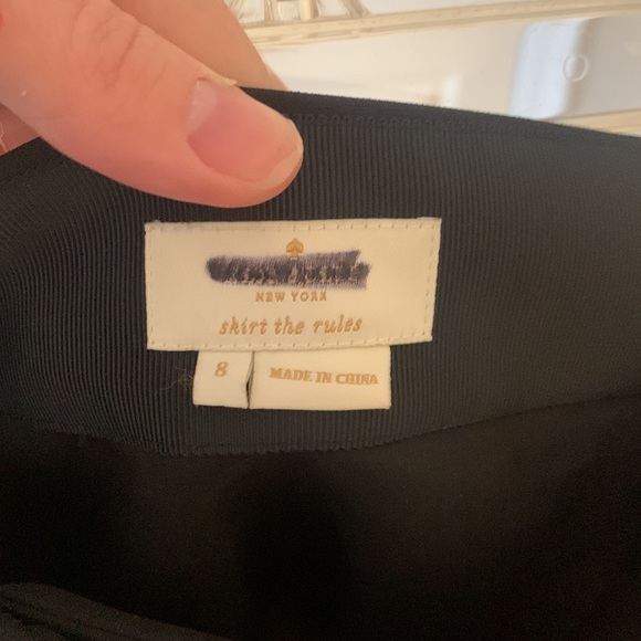 NWOT kate spade black skirt size 8 - Picture 12 of 15